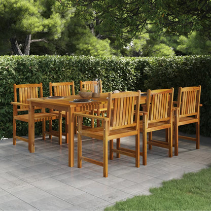 Tavolo da Giardino 200x100x74 cm in Legno Massello di Acacia - homemem39