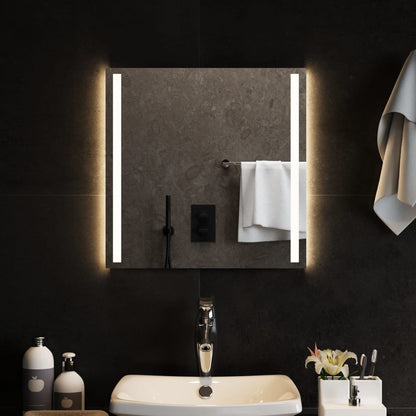 Specchio da Bagno con Luci LED 50x50 cm - homemem39