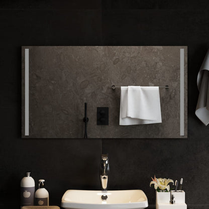 Specchio da Bagno con Luci LED 90x50 cm - homemem39