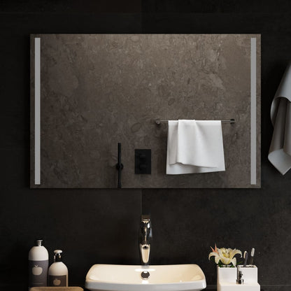 Specchio da Bagno con Luci LED 90x60 cm - homemem39