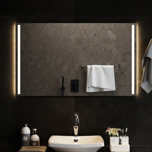 Specchio da Bagno con Luci LED 100x60 cm - homemem39