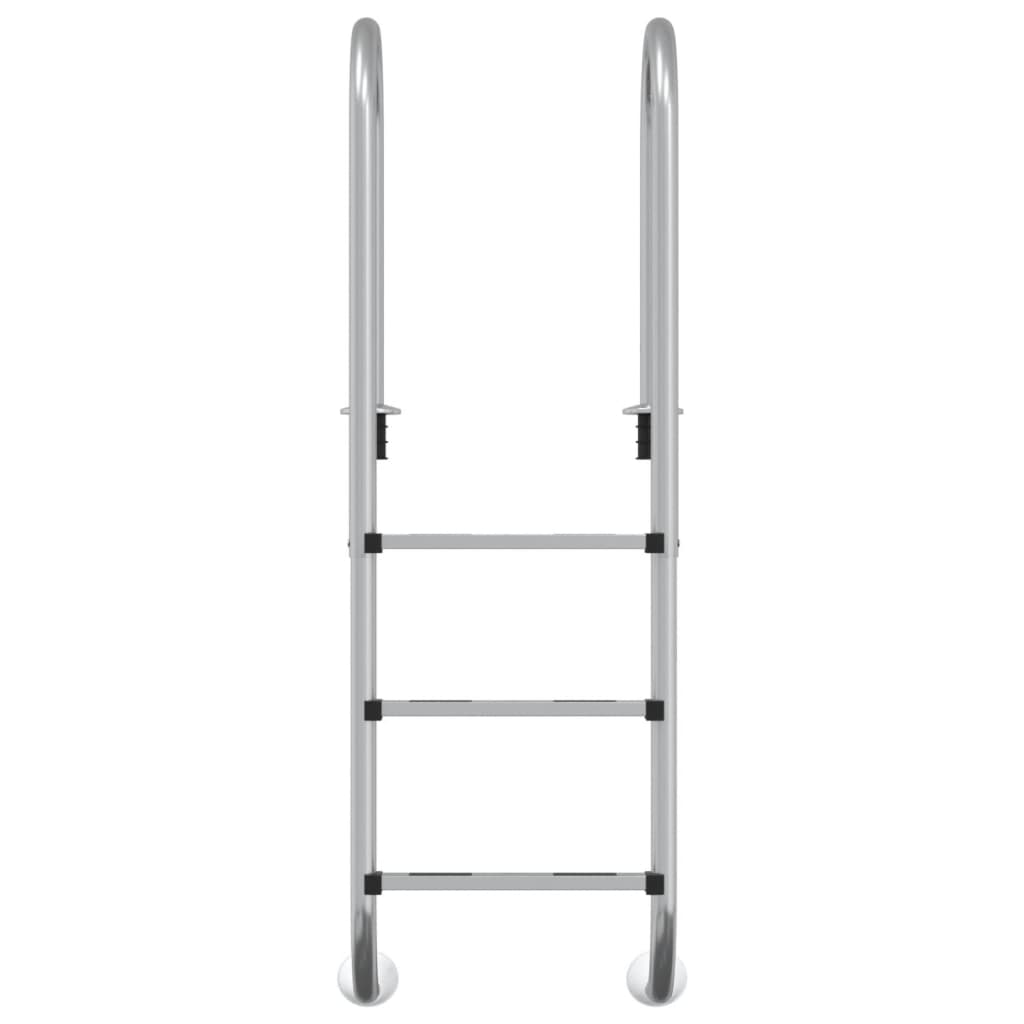 Scala per Piscina 54x38x158 cm Acciaio Inox 304 - homemem39