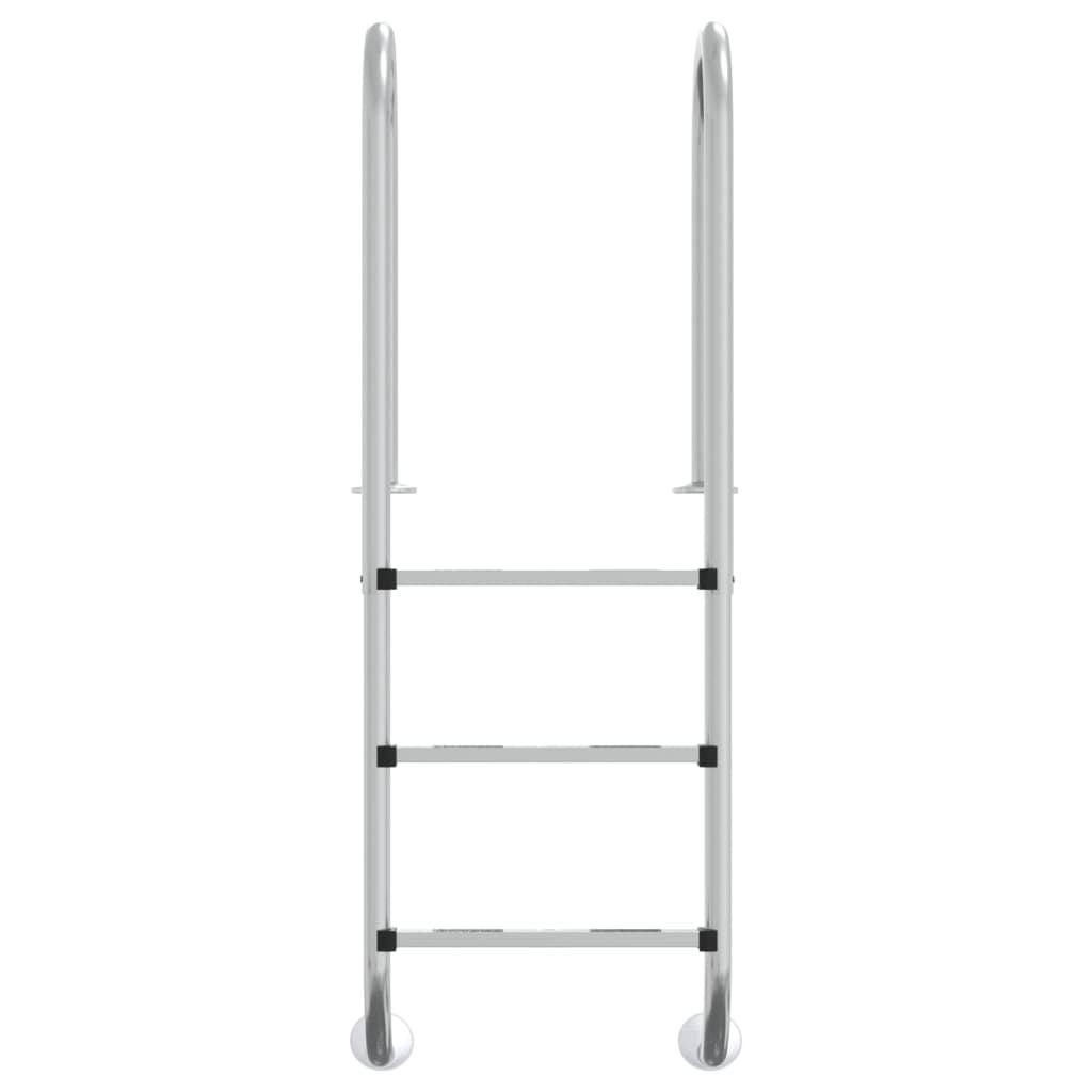 Scala per Piscina 54x38x158 cm Acciaio Inox 304 - homemem39