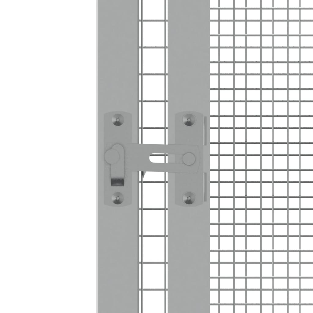 Gabbia Uccelli Antracite 302,5x324,5x211,5 cm Acciaio Zincato - homemem39