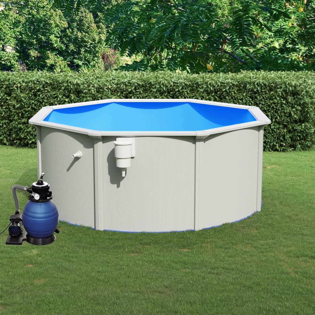 Piscina con Pompa Filtro a Sabbia 300x120 cm - homemem39