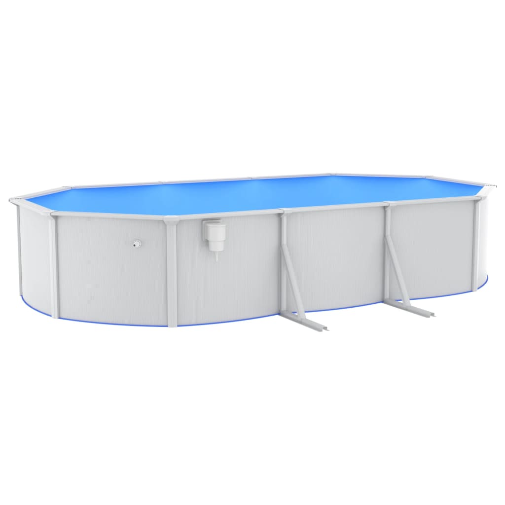 Piscina con Pompa Filtro a Sabbia 610x360x120 cm - homemem39