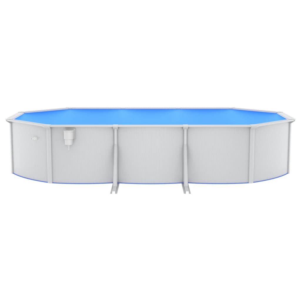 Piscina con Pompa Filtro a Sabbia 610x360x120 cm - homemem39