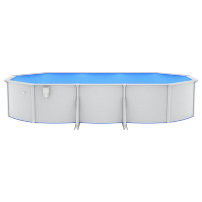 Piscina con Pompa Filtro a Sabbia 610x360x120 cm - homemem39