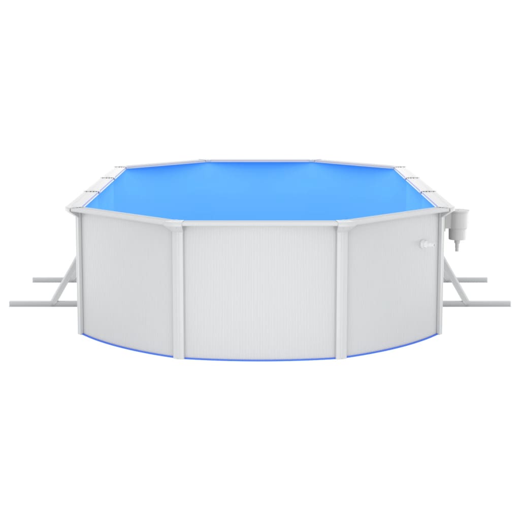 Piscina con Pompa Filtro a Sabbia 610x360x120 cm - homemem39