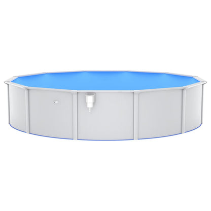 Piscina con Pompa Filtro a Sabbia e Scaletta 550x120 cm - homemem39