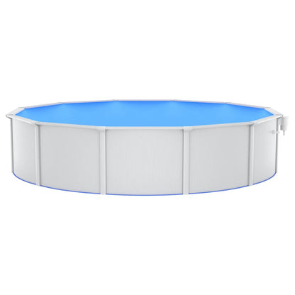 Piscina con Pompa Filtro a Sabbia e Scaletta 550x120 cm - homemem39