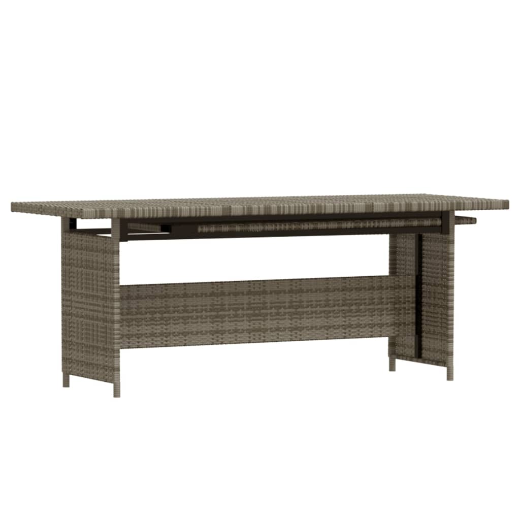 Set Divani da Giardino 3 pz con Cuscini in Polyrattan Grigio - homemem39