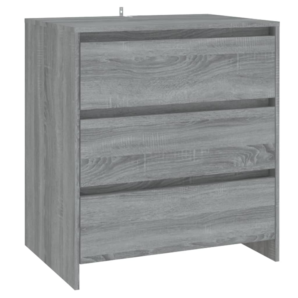 Credenze 2 pz Grigio Sonoma in Legno Multistrato - homemem39