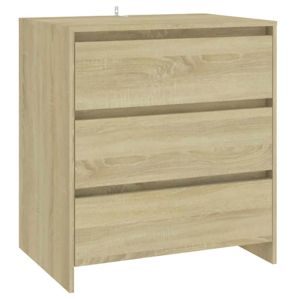 Credenze 3 pz Rovere Sonoma in Legno Multistrato - homemem39