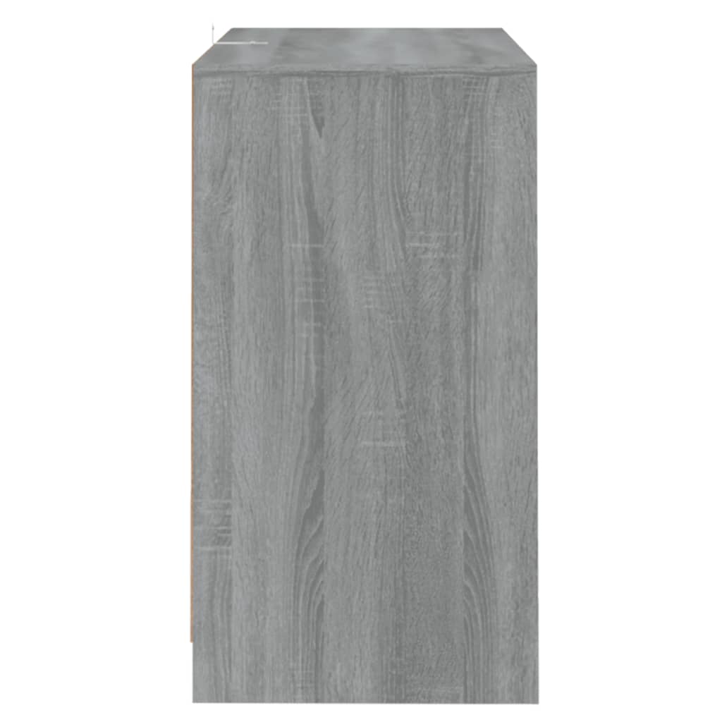 Credenze 2 pz Grigio Sonoma 70x41x75 cm in Truciolato - homemem39