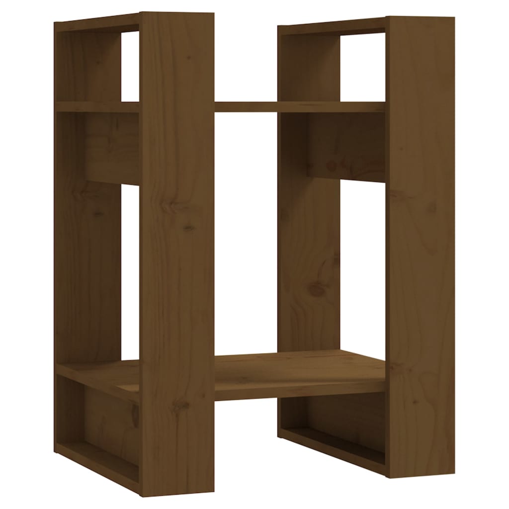 Libreria/Divisorio Miele 41x35x57 cm in Legno Massello di Pino - homemem39