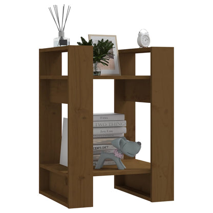 Libreria/Divisorio Miele 41x35x57 cm in Legno Massello di Pino - homemem39