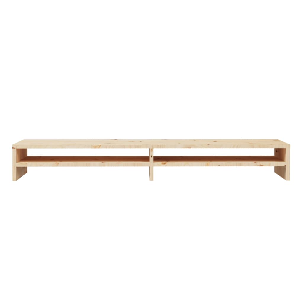 Supporto per Monitor 100x24x13 cm in Legno Massello di Pino - homemem39