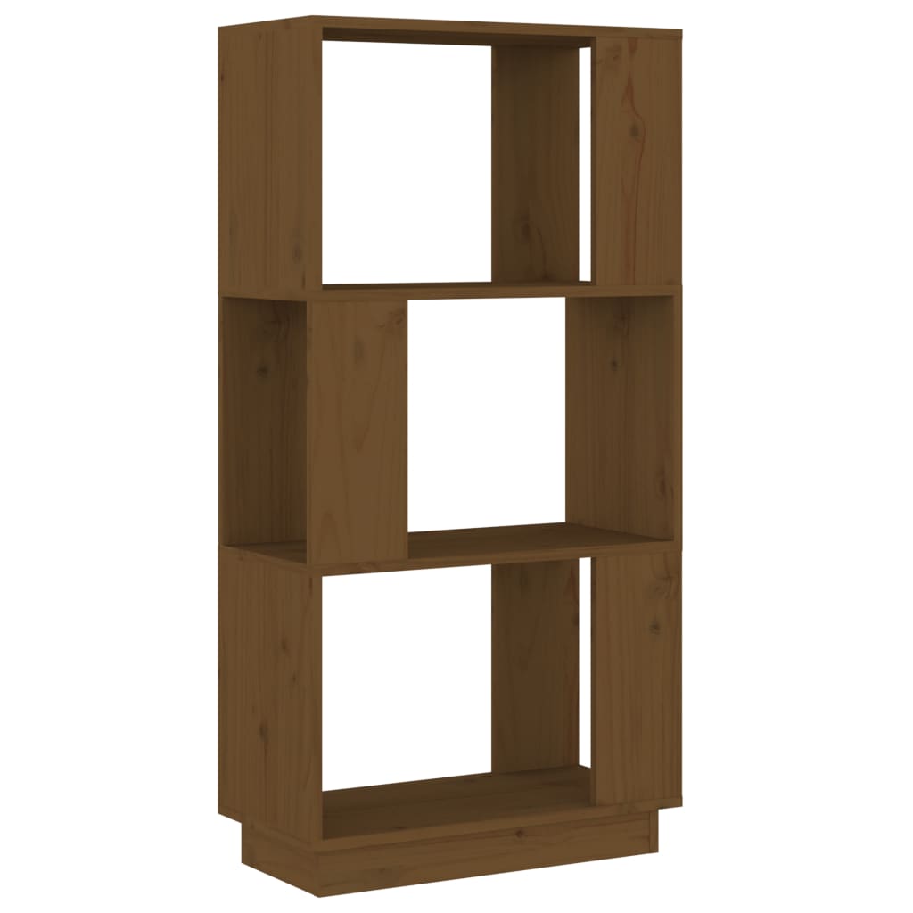 Libreria/Divisorio Miele 51x25x101 cm in Legno Massello di Pino - homemem39