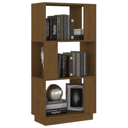 Libreria/Divisorio Miele 51x25x101 cm in Legno Massello di Pino - homemem39