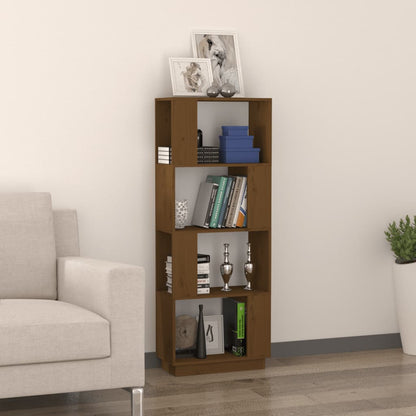 Libreria/Divisorio Miele 51x25x132 cm in Legno Massello di Pino - homemem39