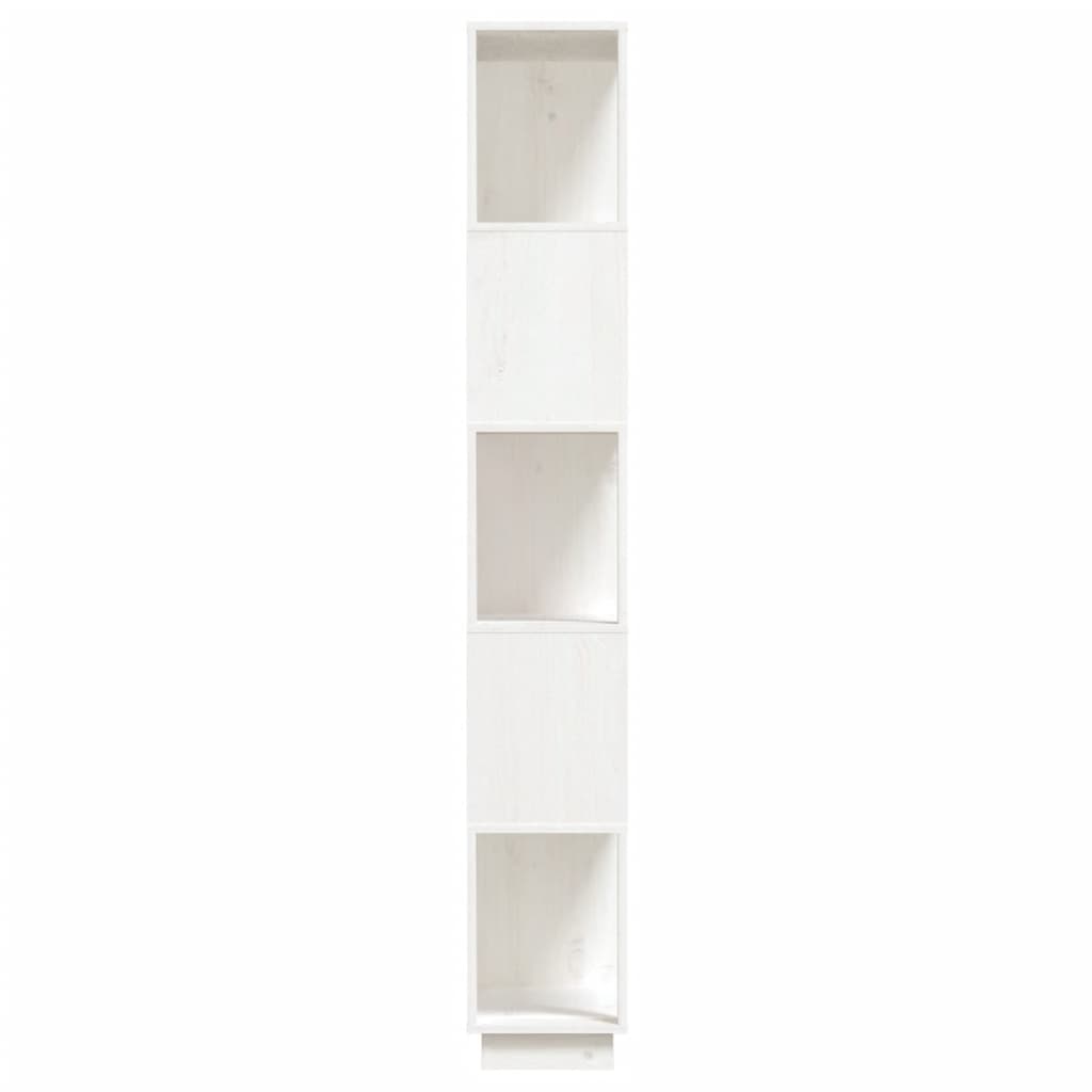 Libreria/Divisorio Bianco 80x25x163,5 cm Legno Massello di Pino - homemem39