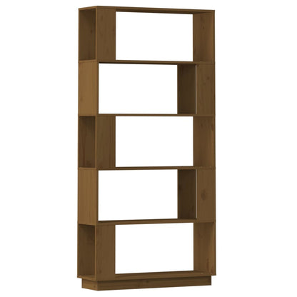 Libreria/Divisorio Miele 80x25x163,5 cm Legno Massello - homemem39