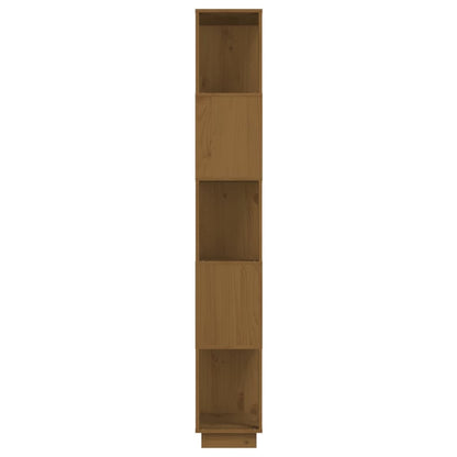 Libreria/Divisorio Miele 80x25x163,5 cm Legno Massello - homemem39