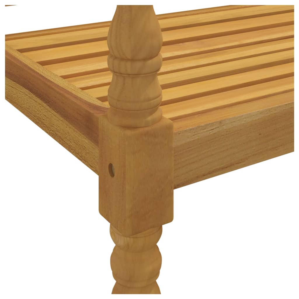 Panchina Batavia 150 cm in Legno Massello di Teak - homemem39