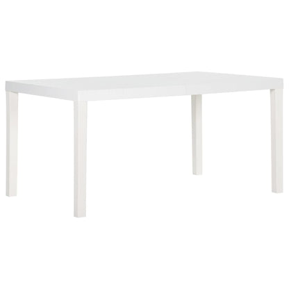 Tavolo da Giardino 150x90x72 cm in PP Bianco - homemem39