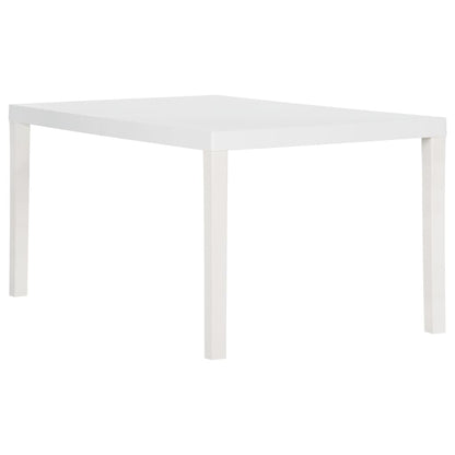 Tavolo da Giardino 150x90x72 cm in PP Bianco - homemem39