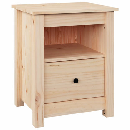 Comodini 2 pz 40x35x49 cm in Legno Massello di Pino - homemem39