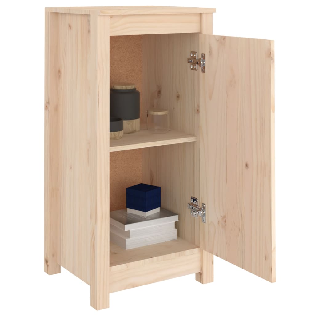 Credenze 2 pz 40x35x80 cm in Legno Massello di Pino - homemem39