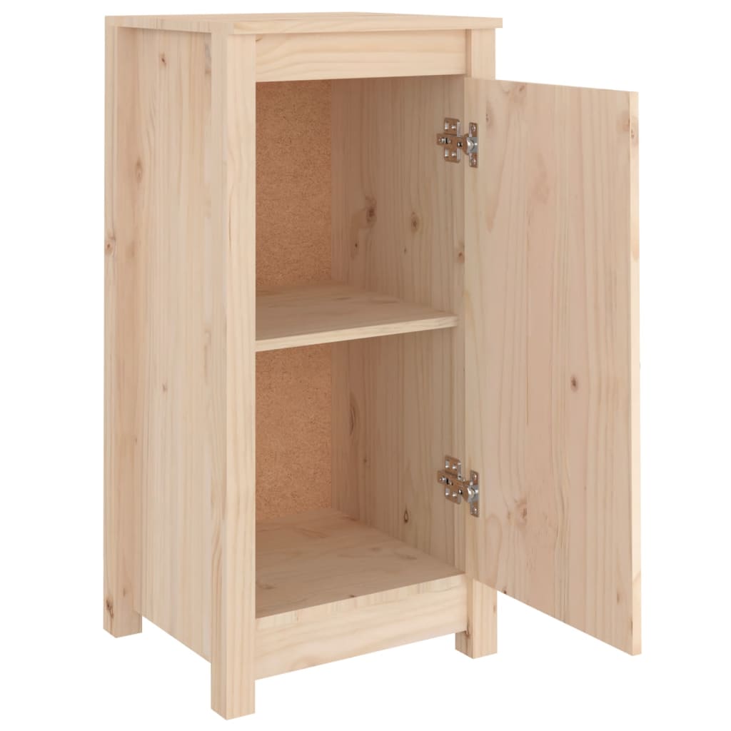 Credenze 2 pz 40x35x80 cm in Legno Massello di Pino - homemem39