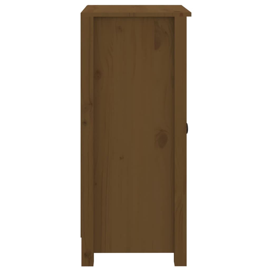 Credenze 2 pz Miele 40x35x80 cm in Legno Massello di Pino - homemem39