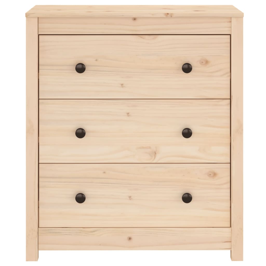 Credenza 70x35x80 cm in Legno Massello di Pino - homemem39