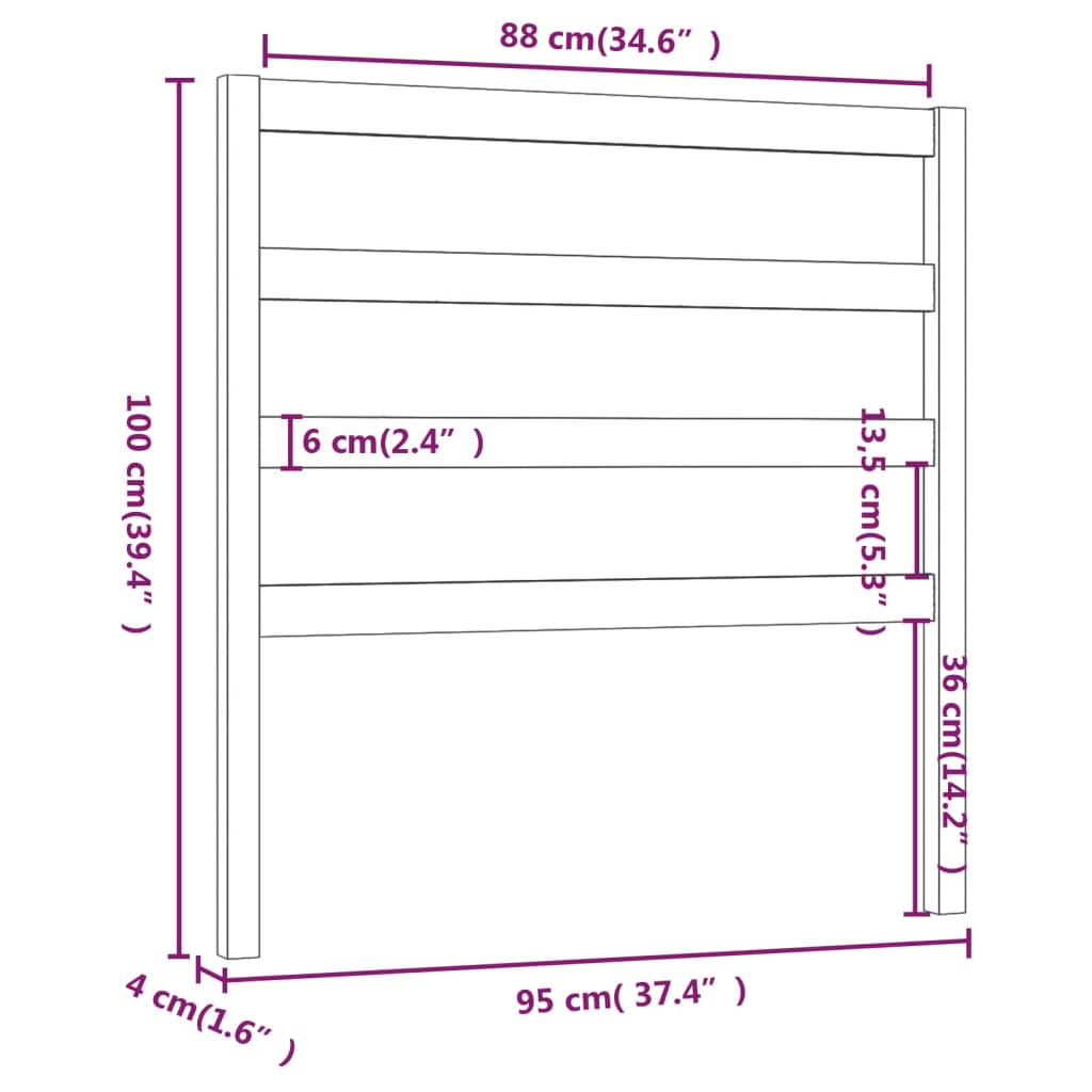 Credenze 2 pz 40x35x80 cm in Legno Massello di Pino - homemem39