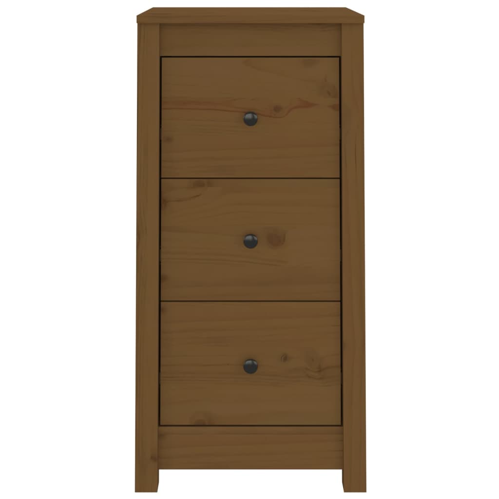 Credenza Miele 40x35x80 cm in Legno Massello di Pino - homemem39