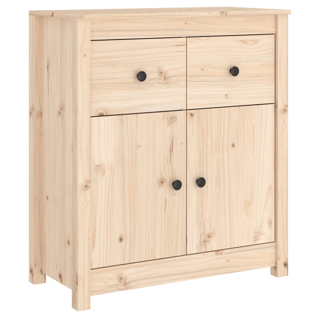 Credenza 70x35x80 cm in Legno Massello di Pino - homemem39