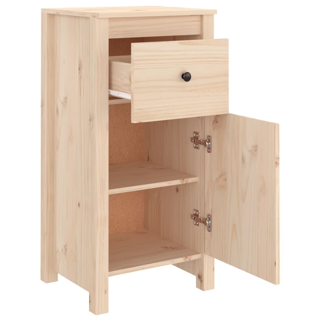 Credenze 2 pz 40x35x80 cm in Legno Massello di Pino - homemem39