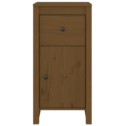 Credenze 2 pz Miele 40x35x80 cm in Legno Massello di Pino - homemem39