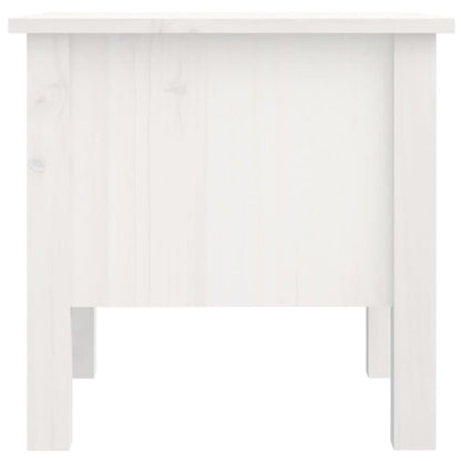 Tavolino Bianco 40x40x39 cm Legno Massello di Pino - homemem39