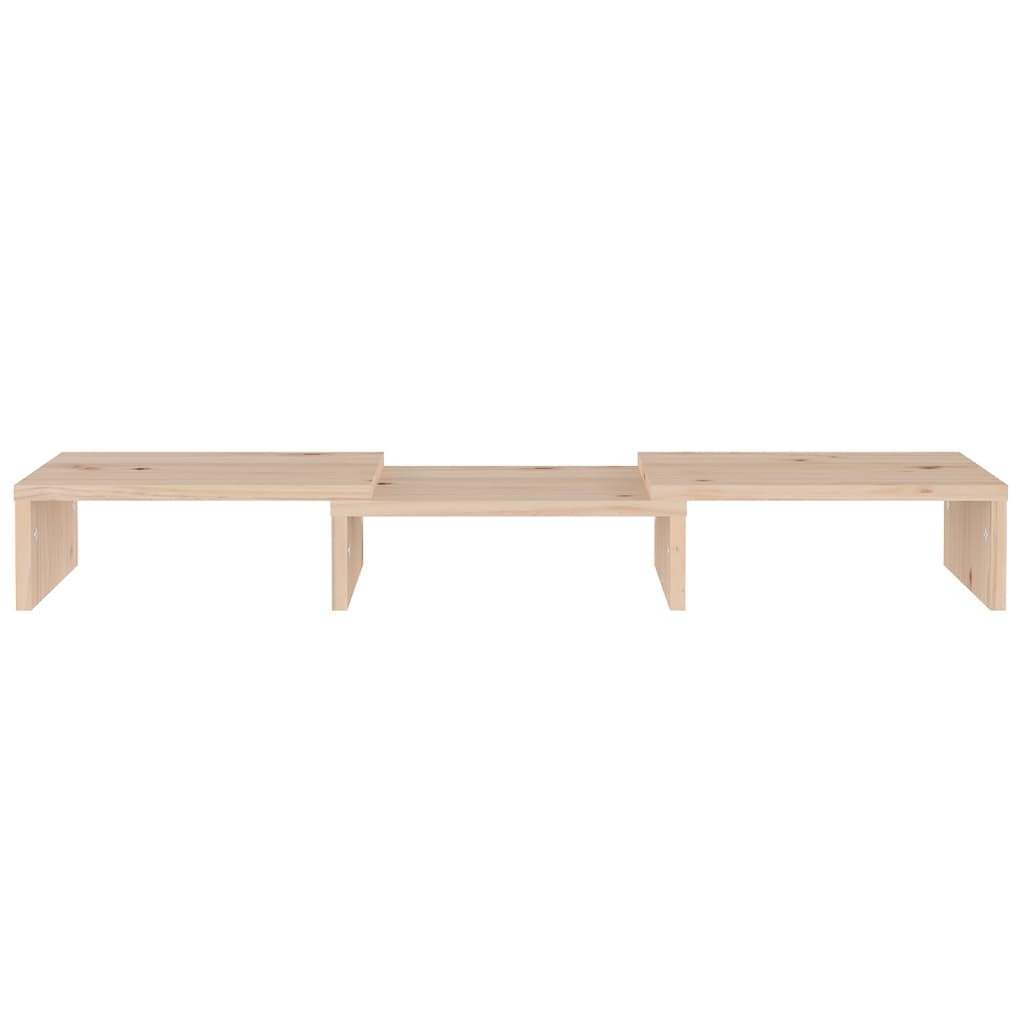 Supporto per Monitor 60x24x10,5 cm in Legno Massello di Pino - homemem39