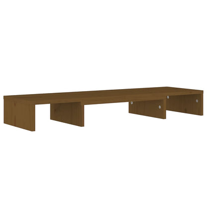 Supporto per Monitor Miele 80x24x10,5 cm Legno Massello di Pino - homemem39