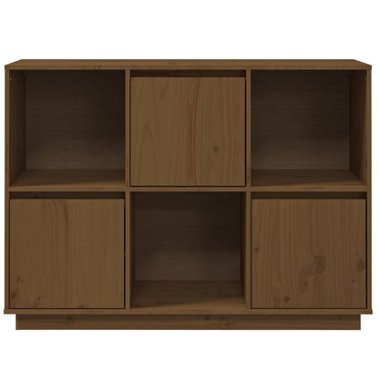 Credenza Miele 110,5x35x80 cm in Legno Massello di Pino - homemem39