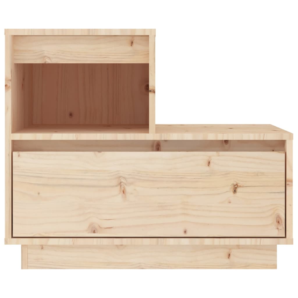 Comodini 2 pz 60x34x51 cm in Legno Massello di Pino - homemem39