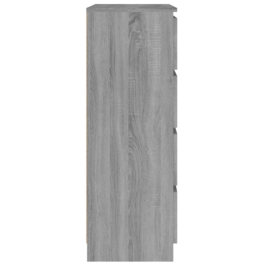 Credenza Grigio Sonoma 60x35x98,5 cm in Legno Multistrato - homemem39