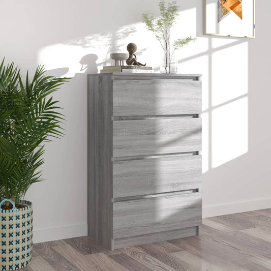 Credenza Grigio Sonoma 60x35x98,5 cm in Legno Multistrato - homemem39