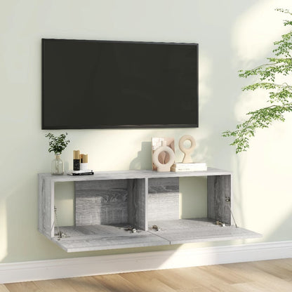 Libreria Grigio Sonoma 100x30x30 cm in Legno Ingegnerizzato - homemem39