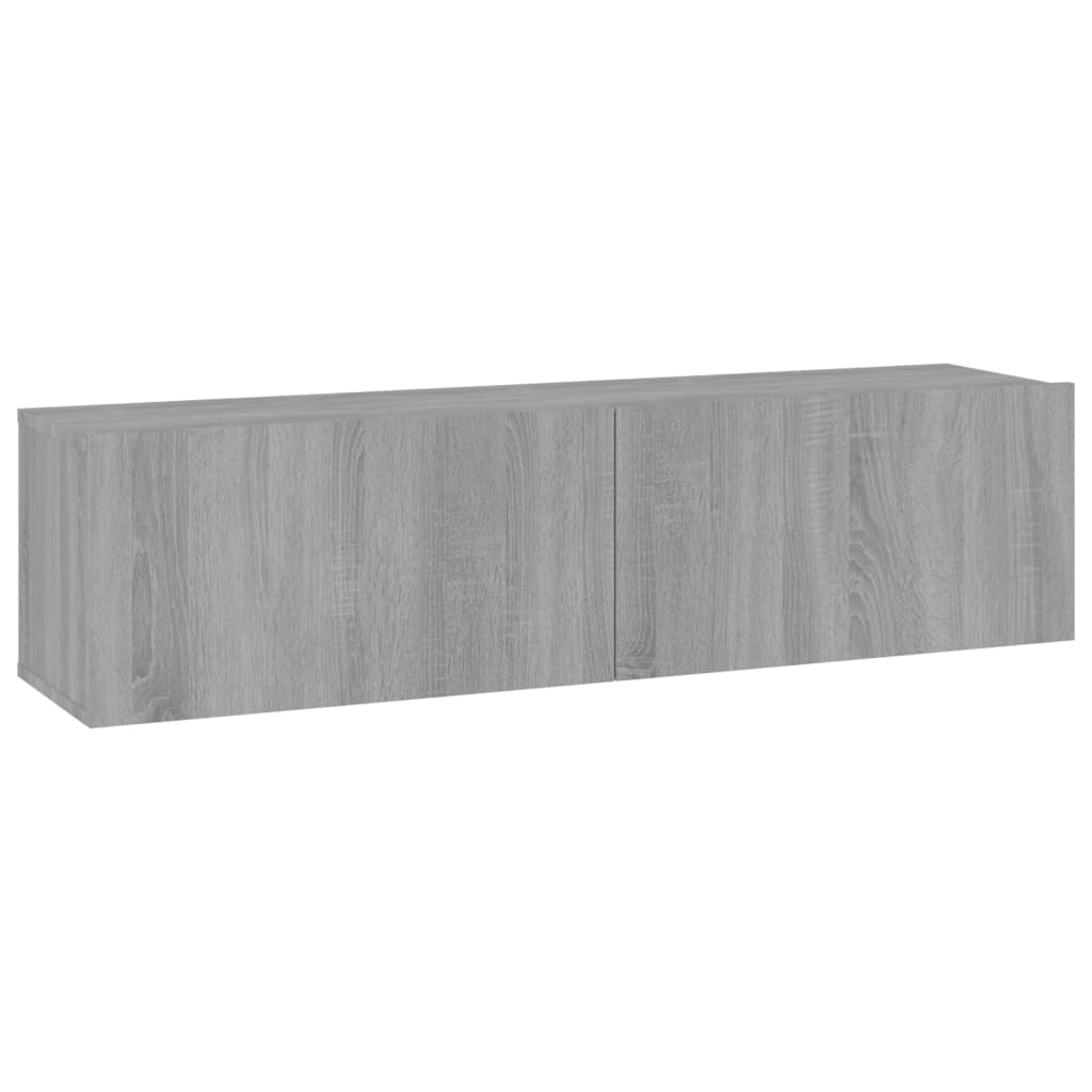 Mobile Muro TV Grigio Sonoma 120x30x30cm Legno Ingegnerizzato - homemem39